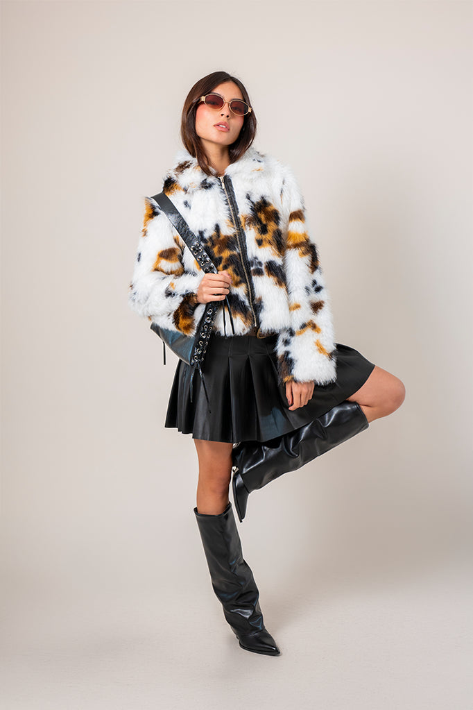 CHAQUETA EFECTO PELO G-F 8137.