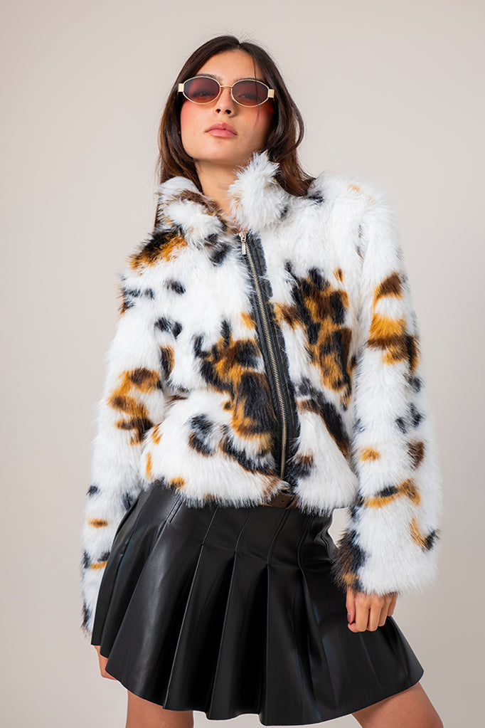 CHAQUETA EFECTO PELO G-F 8137.