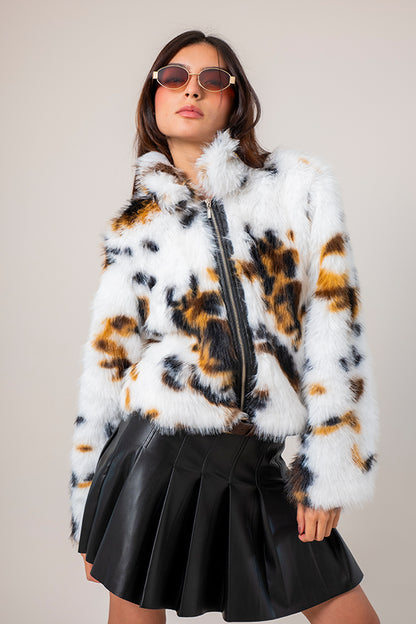 CHAQUETA EFECTO PELO G-F 8137.