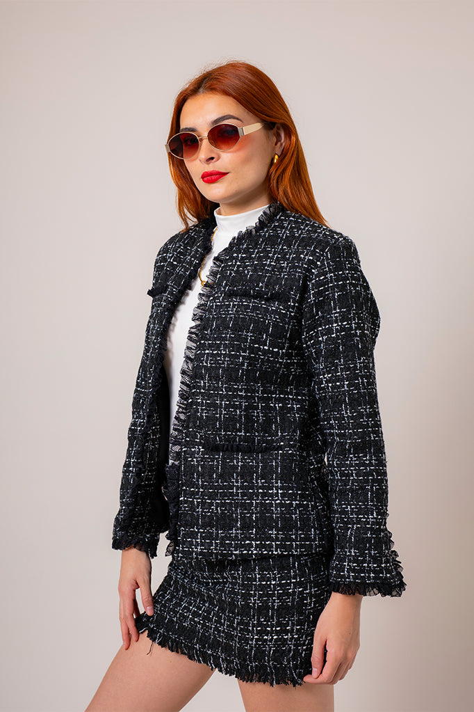 CHAQUETA TWEED E-F 8134.