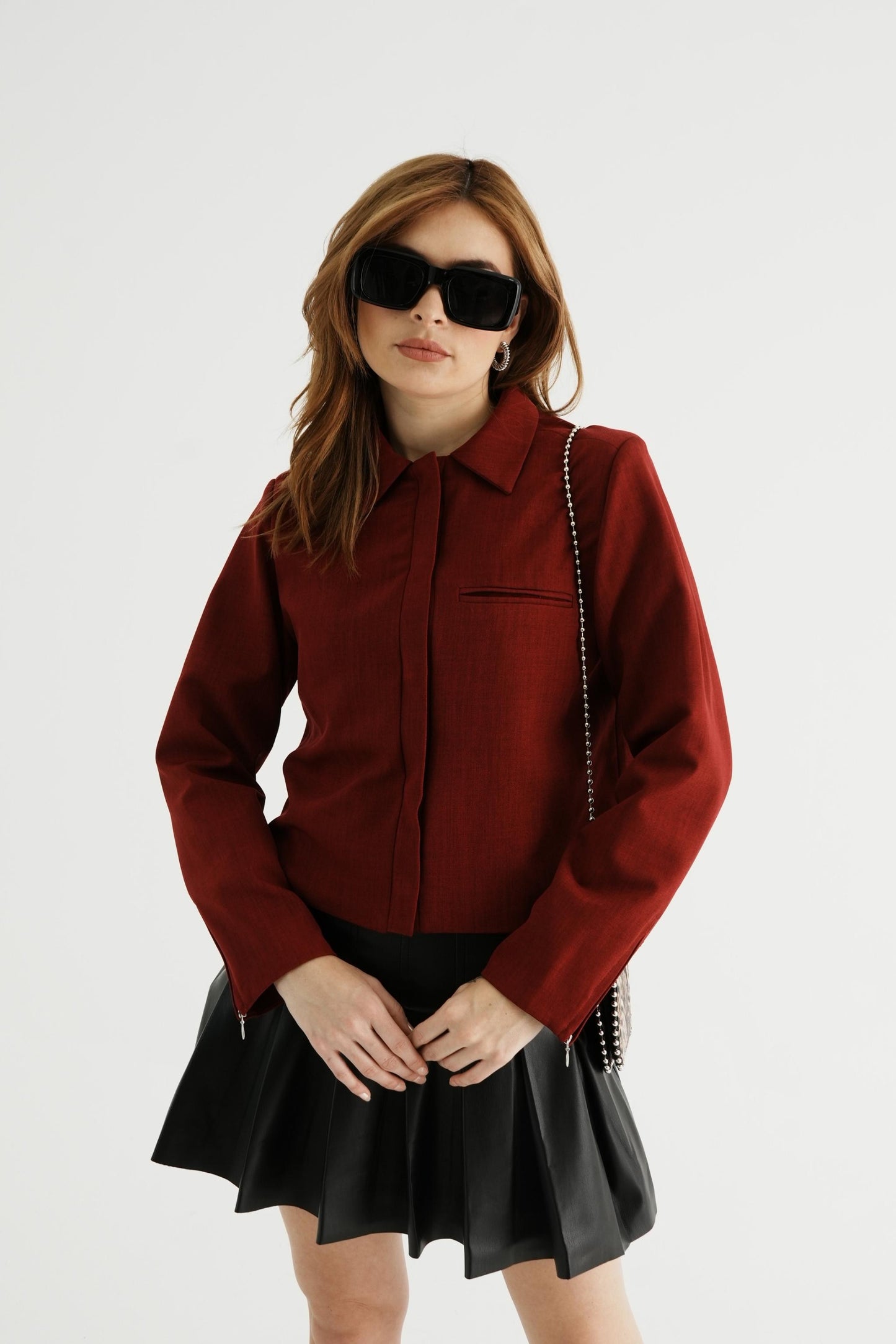 CHAQUETA VESTIR CREMALLERA 7673