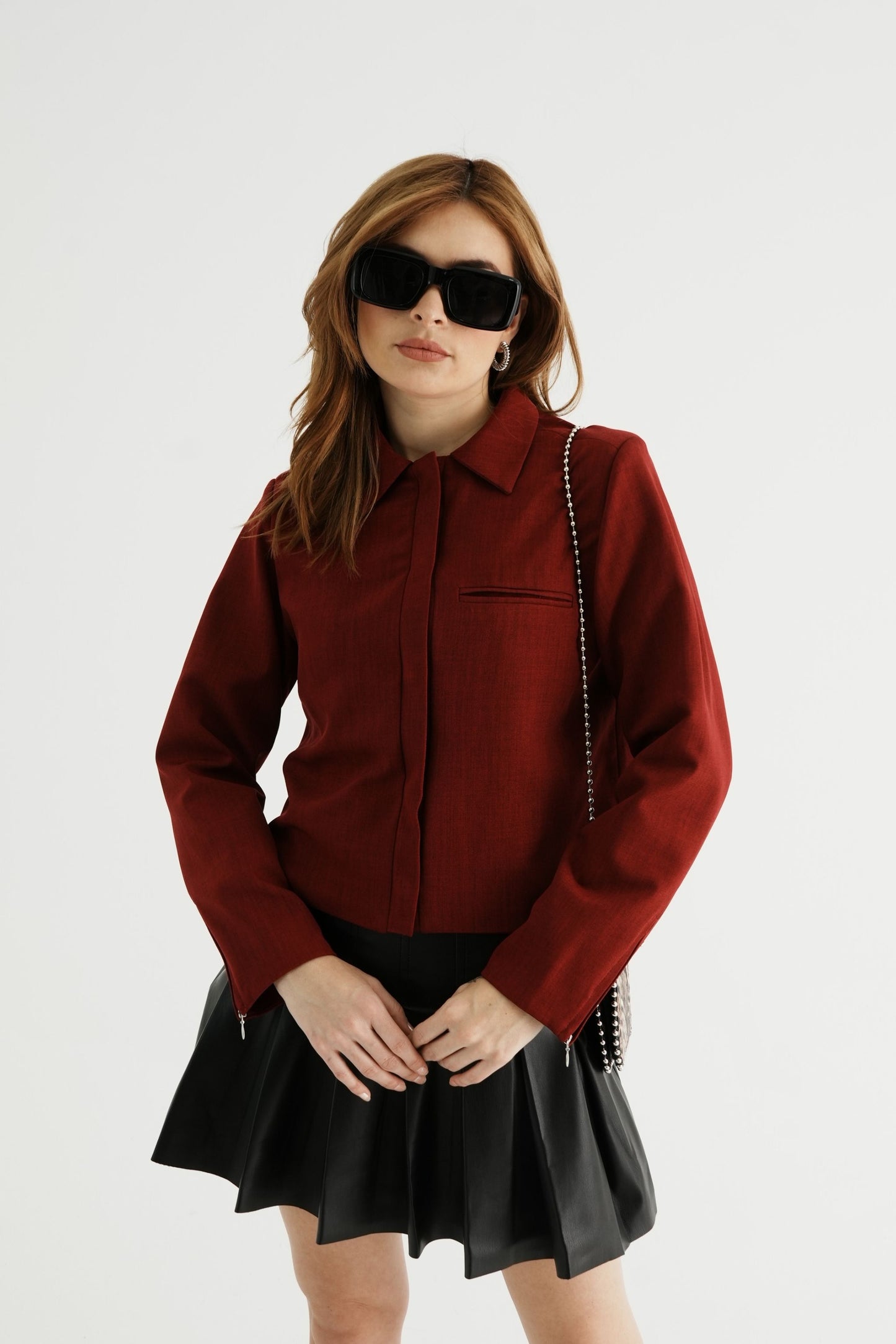 CHAQUETA VESTIR CREMALLERA 7673