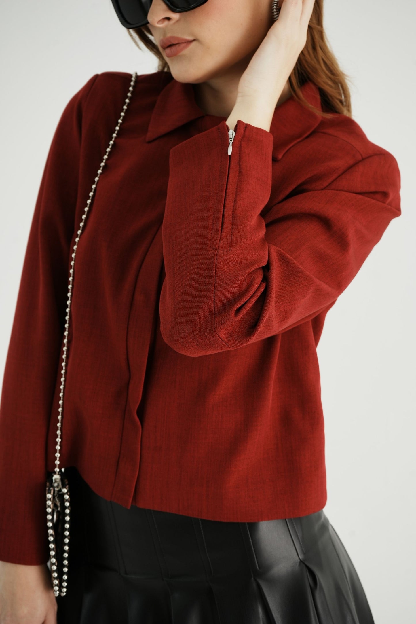 CHAQUETA VESTIR CREMALLERA 7673