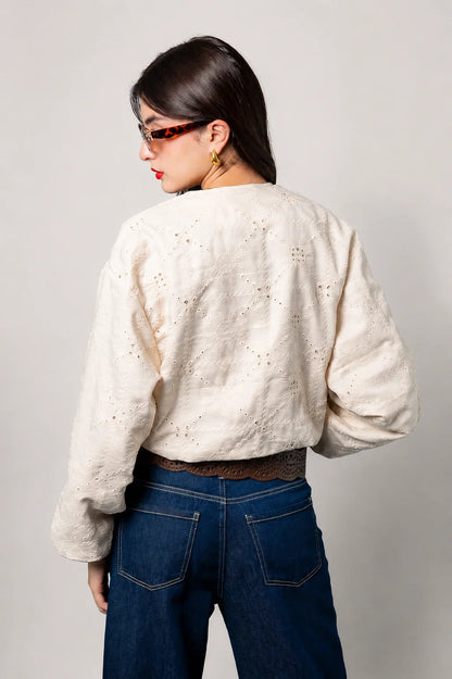 CHAQUETA BORDADA G-M 8237