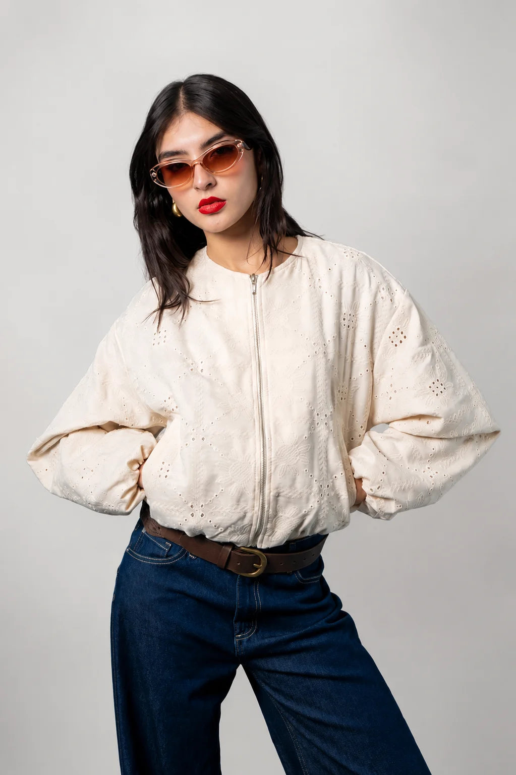CHAQUETA BORDADA G-M 8237