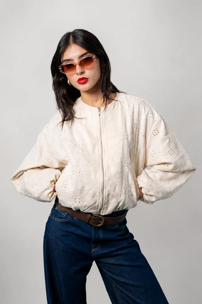 CHAQUETA BORDADA G-M 8237