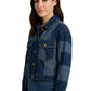 CHAQUETA CORTA DENIM PATCHWORK 7130