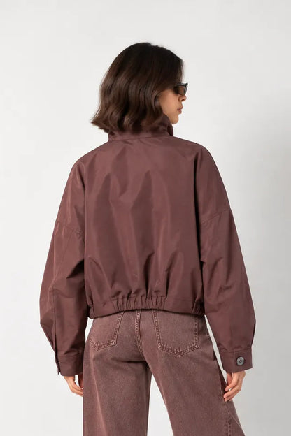 CHAQUETA CUELLO ALTO G-F 9774
