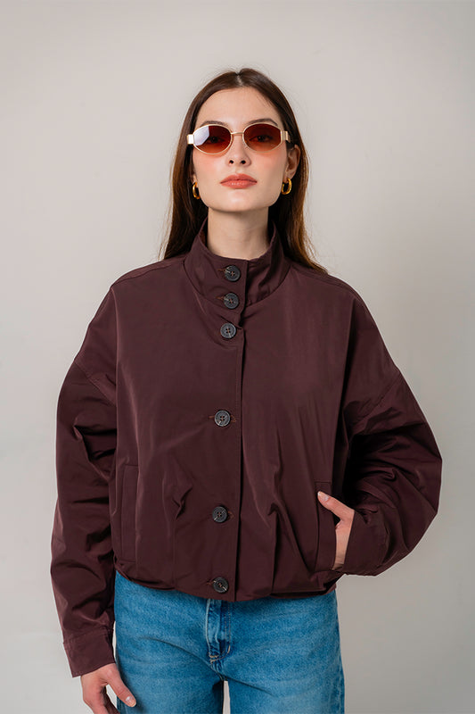 CHAQUETA CUELLO ALTO G-F 9774