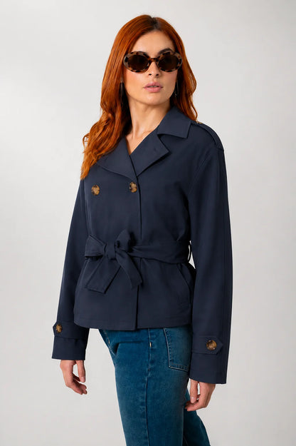 CHAQUETA TRENCH CORTA B-M 7475