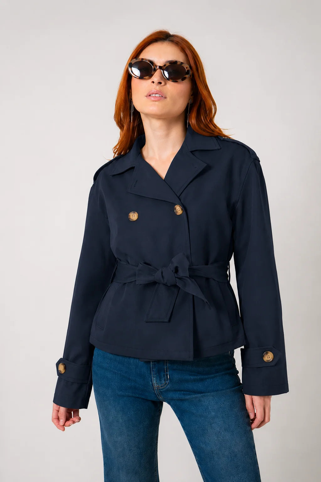 CHAQUETA TRENCH CORTA B-M 7475