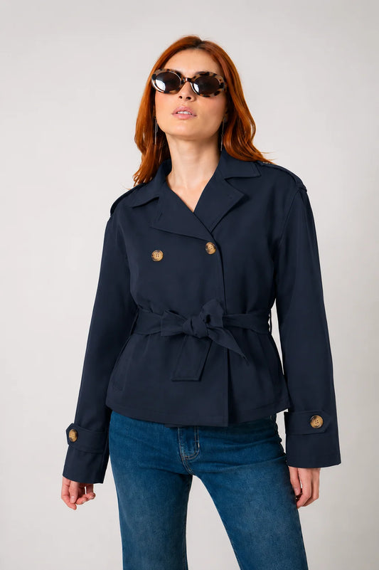 CHAQUETA TRENCH CORTA B-M 7475