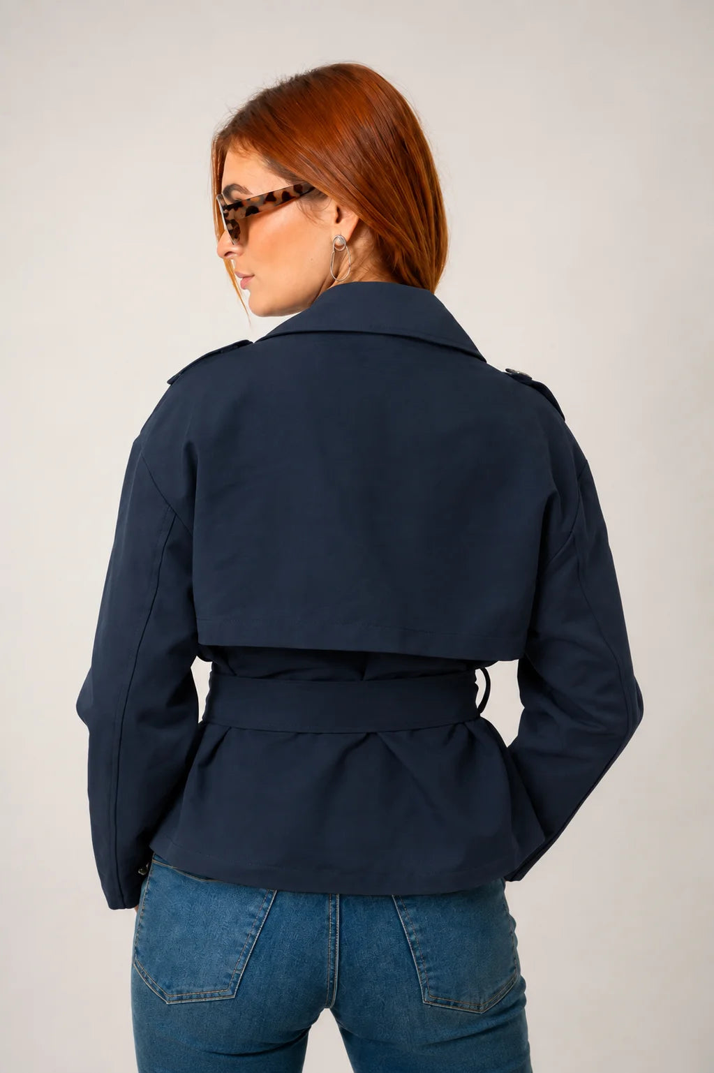 CHAQUETA TRENCH CORTA B-M 7475