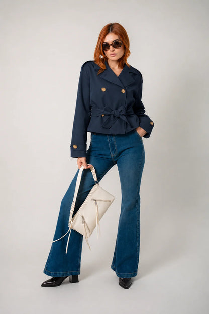 CHAQUETA TRENCH CORTA B-M 7475