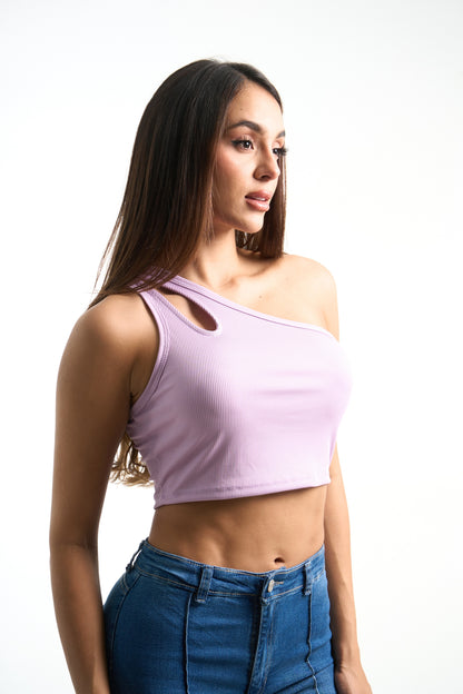 CROP TOP ASIMETRICO NOVELIE
