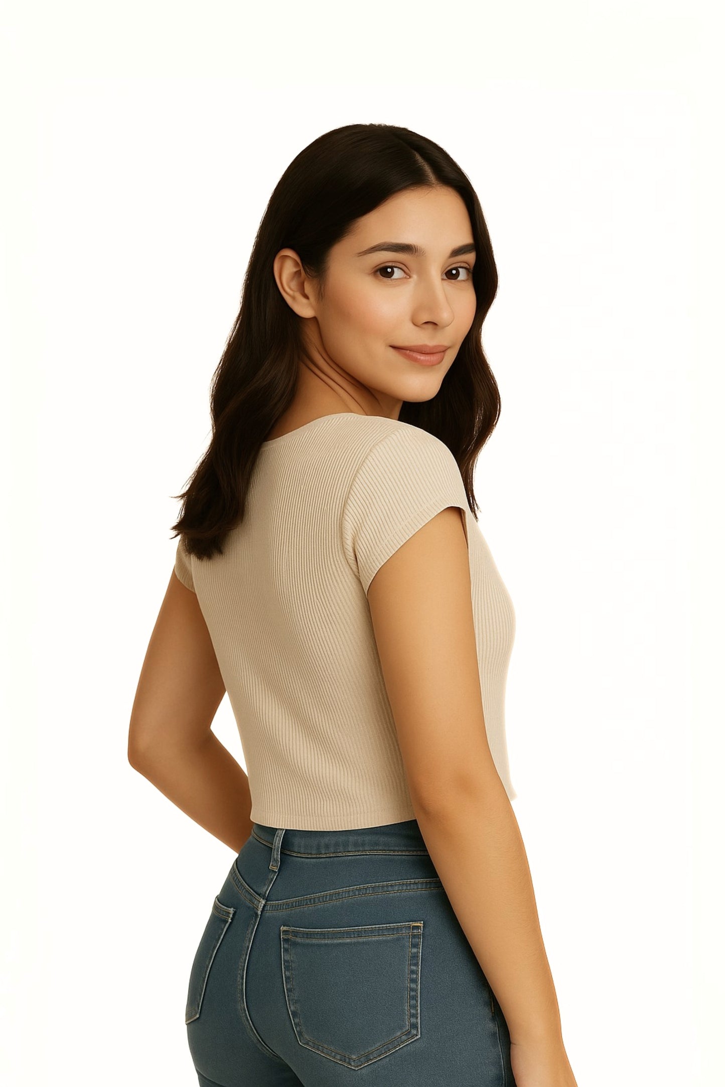 CROP TOP CRUZADO MANGA CORTA DENISSE
