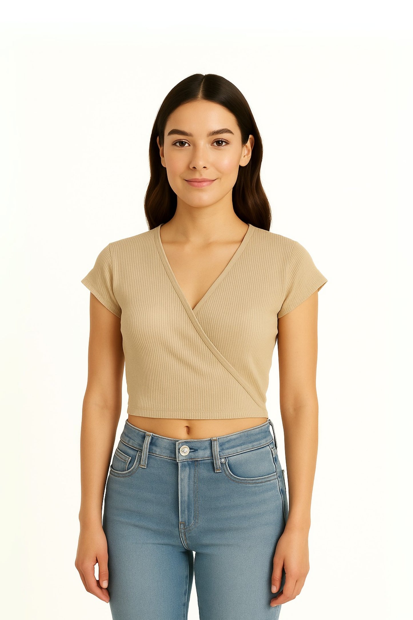 CROP TOP CRUZADO MANGA CORTA DENISSE