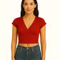 CROP TOP CRUZADO MANGA CORTA DENISSE