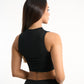 CROP TOP RIB CUELLO ALTO MARDINI