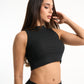 CROP TOP RIB CUELLO ALTO MARDINI