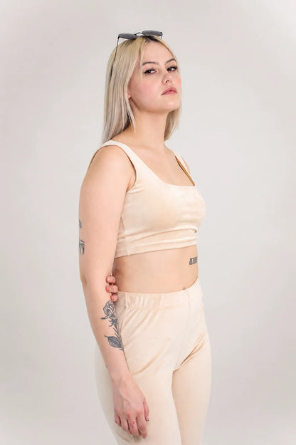 CROP TOP CHENILLA THREE