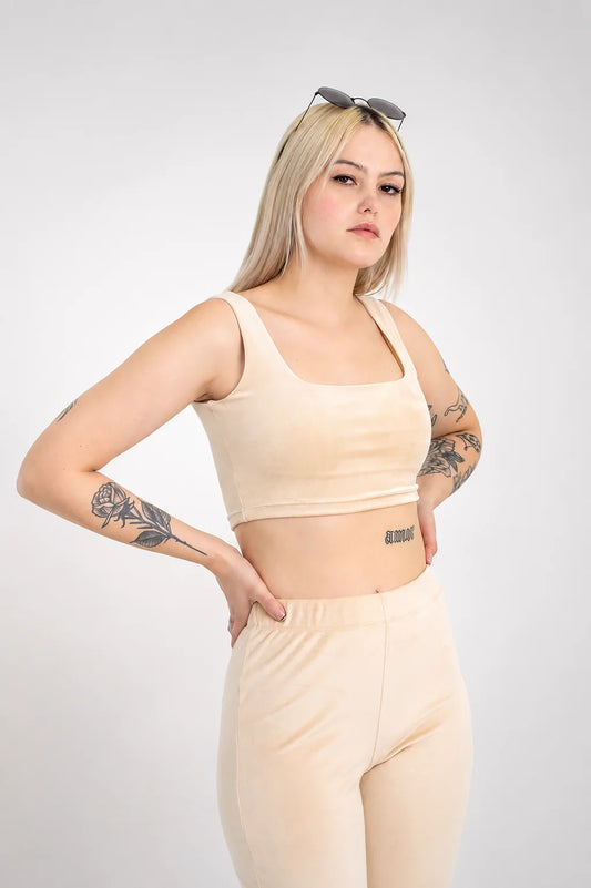 CROP TOP CHENILLA THREE