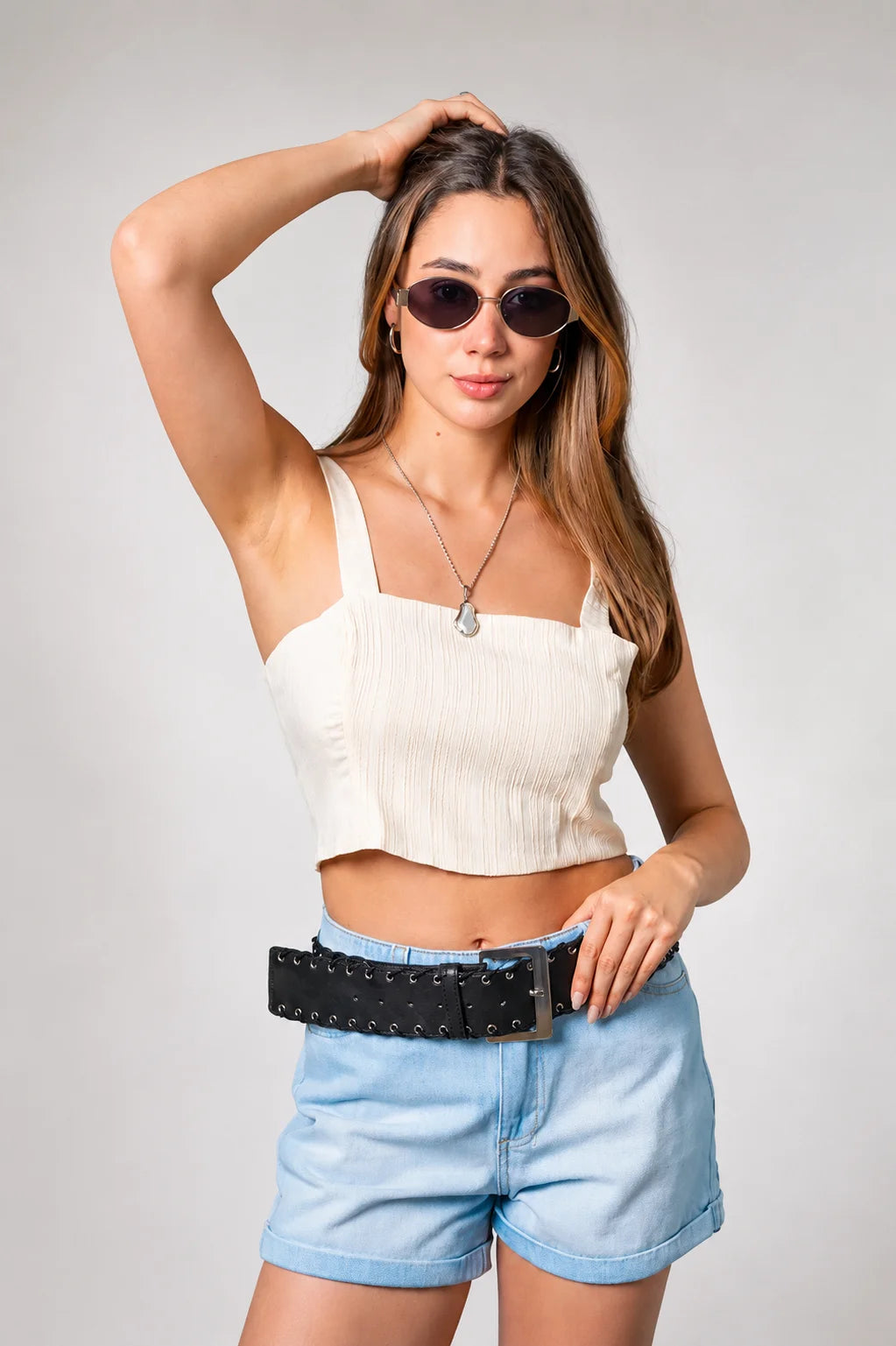 CROP TOP TEXTURA G-C 8239