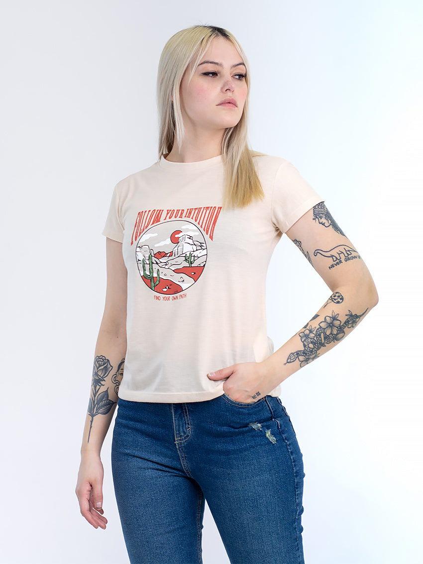 CAMISETA COWBOY BEIGE