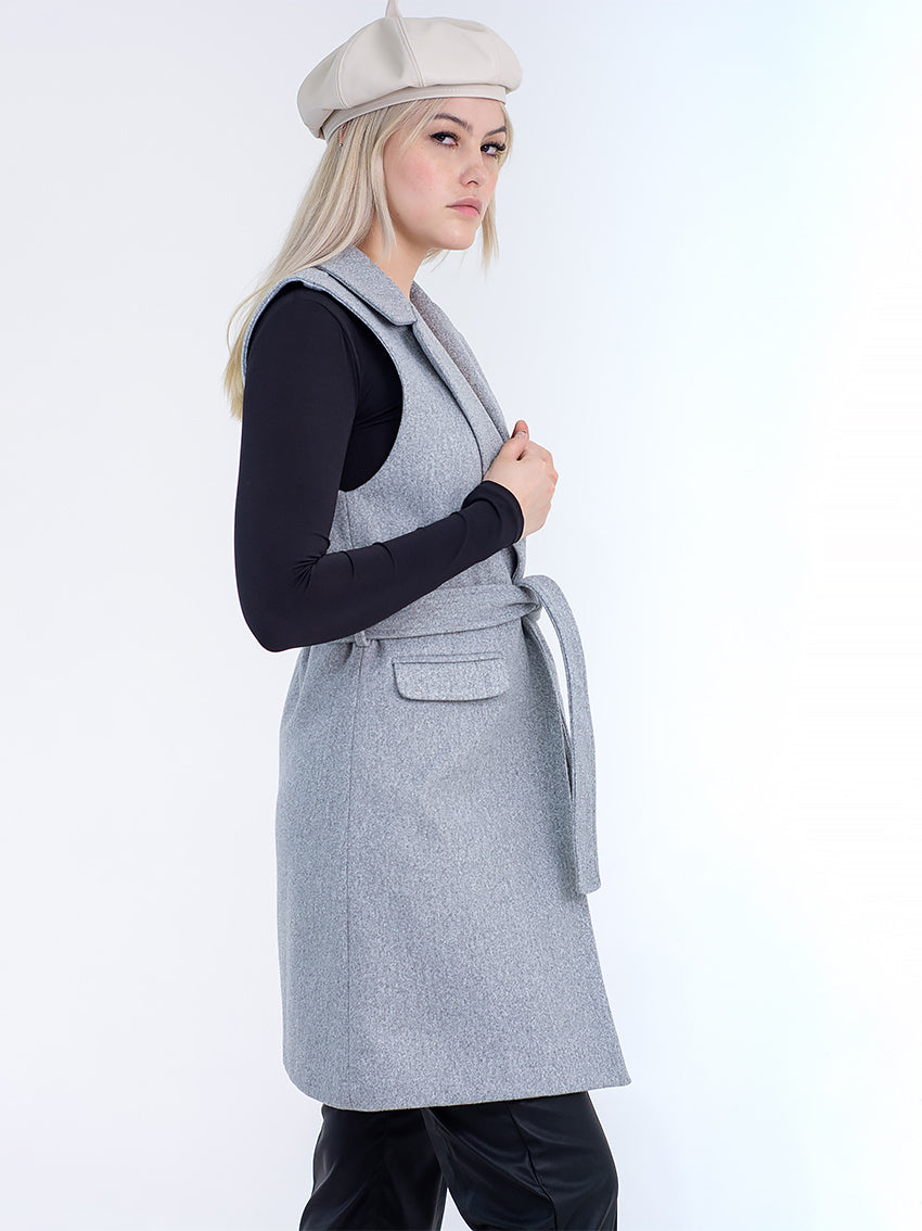 CHALECO CATIA GRIS