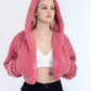 CHAQUETA CROP BORREGO TIERA