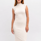 BH VESTIDO CUELLO ALTO SLIT FIT 8051