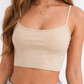 CROP TOP RIB TIRANTES LIBIA