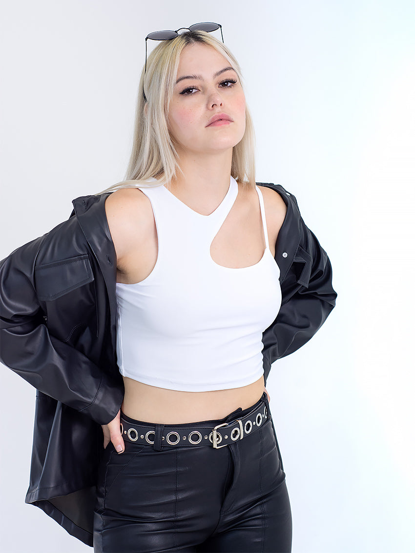 CROP TOP ASIMETRICO BRUNA FOUR