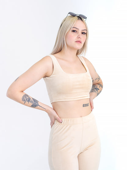 CROP TOP CHENILLA THREE