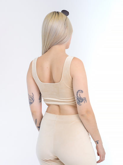 CROP TOP CHENILLA THREE