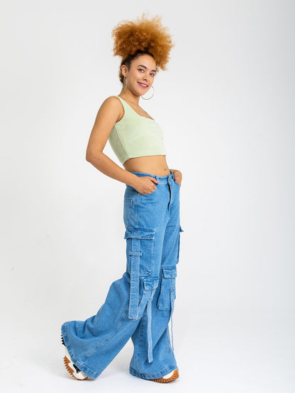CROP TOP CHENILLA THREE