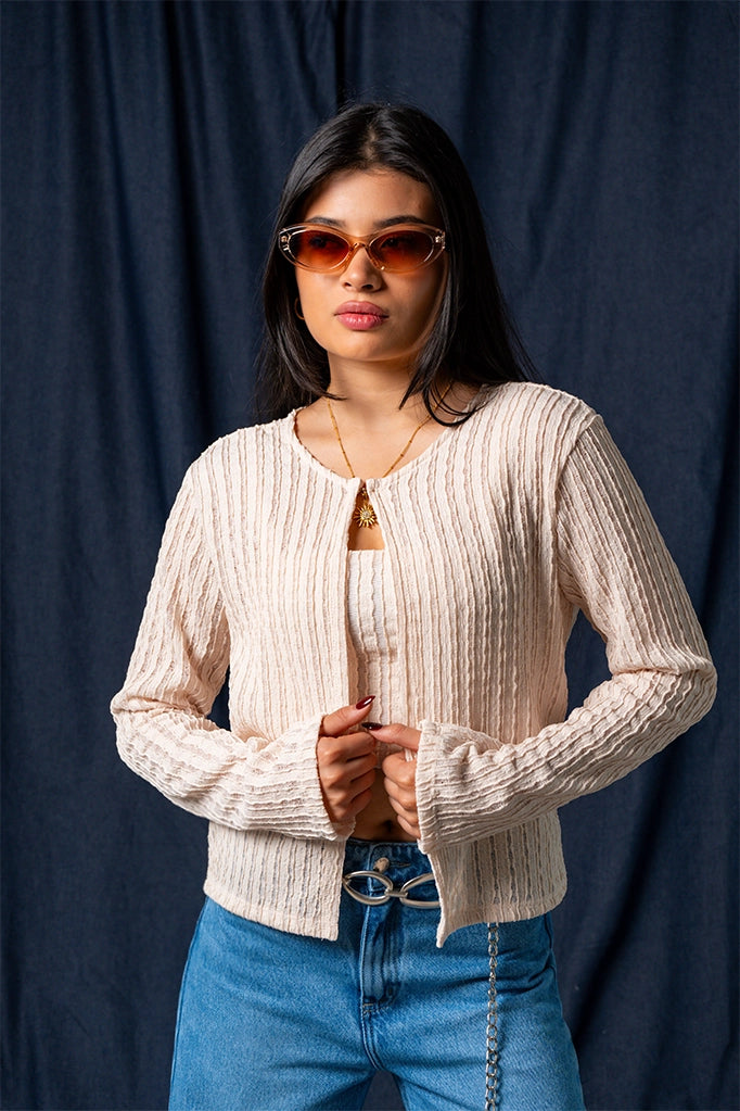 CARDIGAN SET TEXTURA E-C 8597