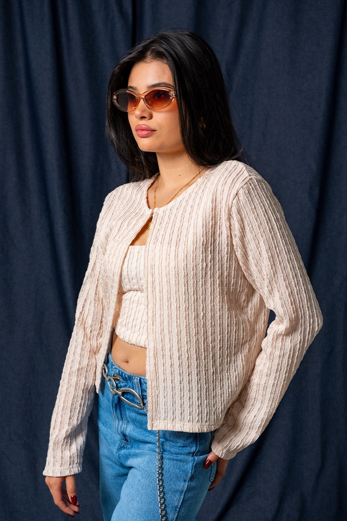 CARDIGAN SET TEXTURA E-C 8597