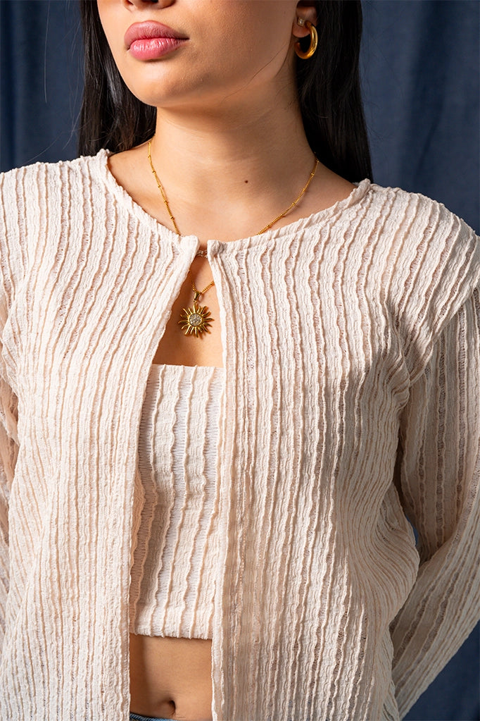 CARDIGAN SET TEXTURA E-C 8597