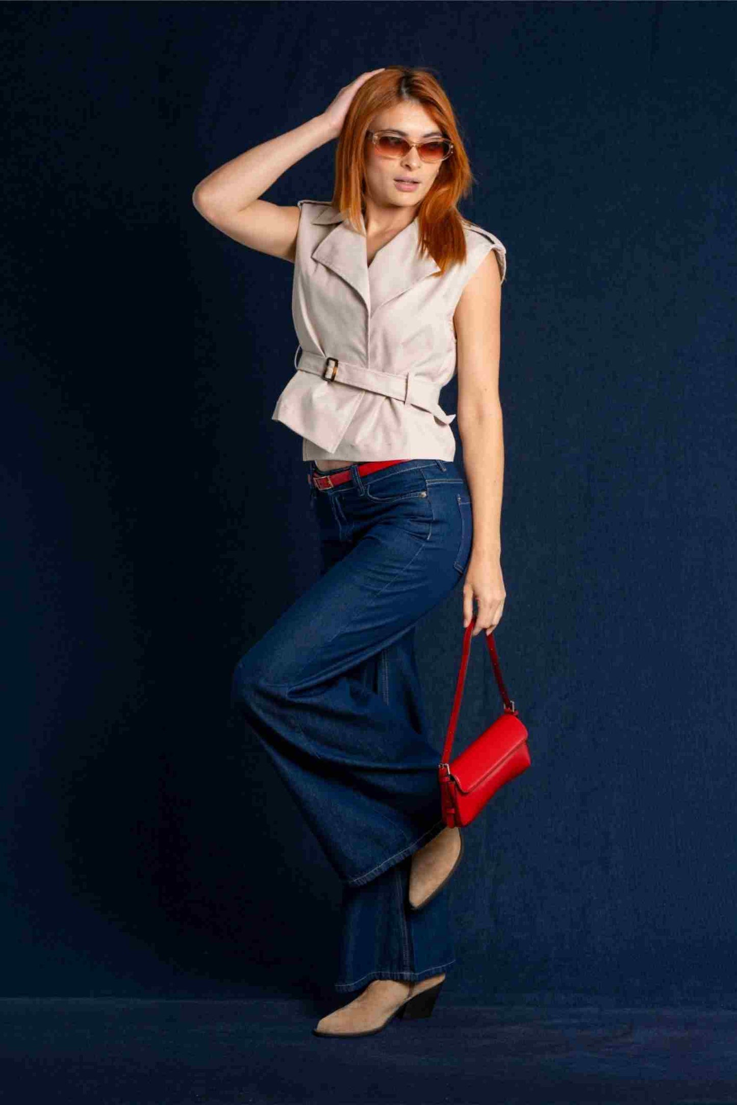 CHALECO VESTIR CINTURON 7970