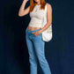 BHV JEANS FLARE MIDE RISE 8143