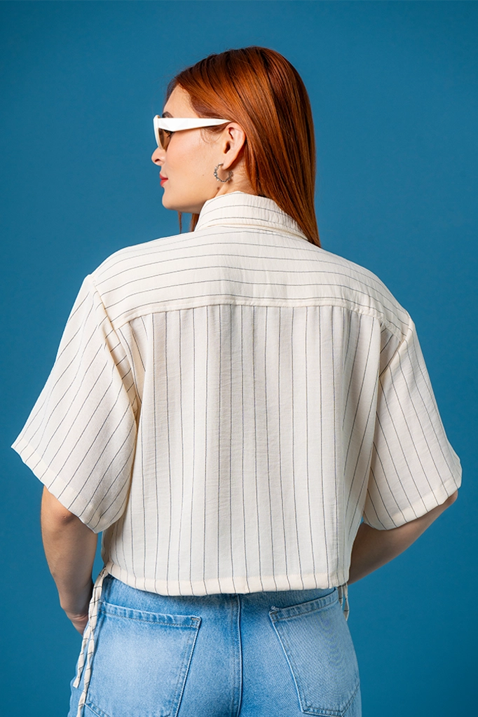 CAMISA CORTA RAYAS G-C 8594.