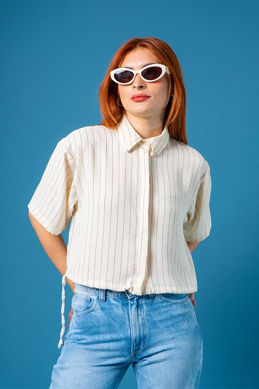 CAMISA CORTA RAYAS G-C 8594.
