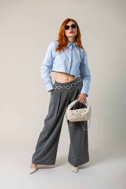 BH CAMISA POPELINA CROPPED 8537.