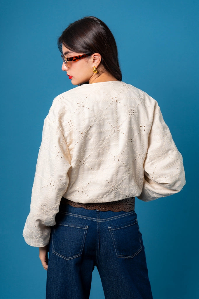 CHAQUETA BORDADA G-M 8237.