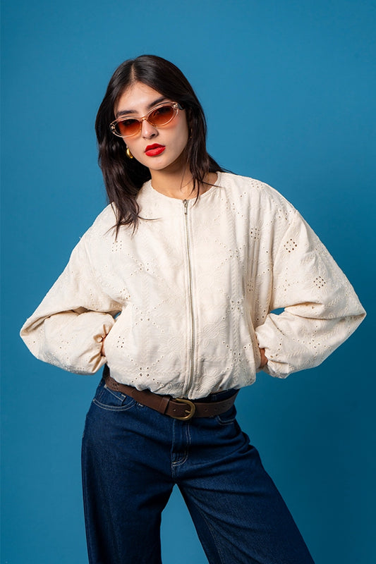 CHAQUETA BORDADA G-M 8237.