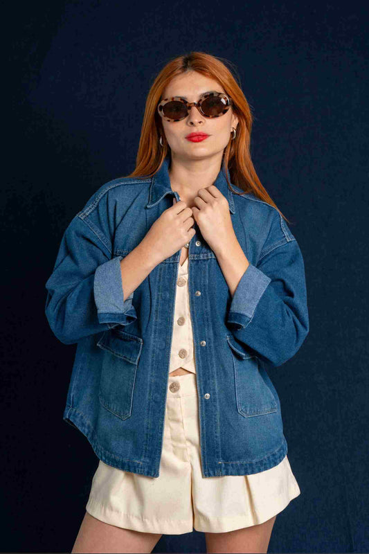 BH SOBRECAMISA DENIM ADARA
