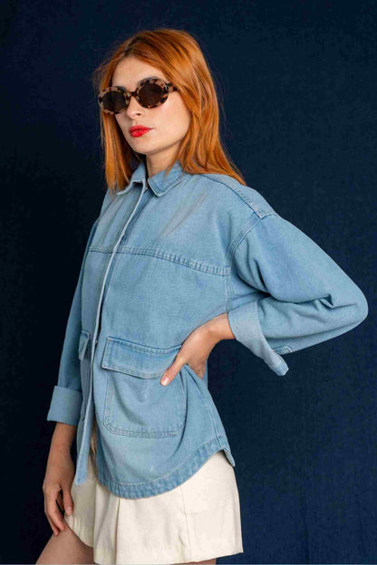 BH SOBRECAMISA DENIM ADARA