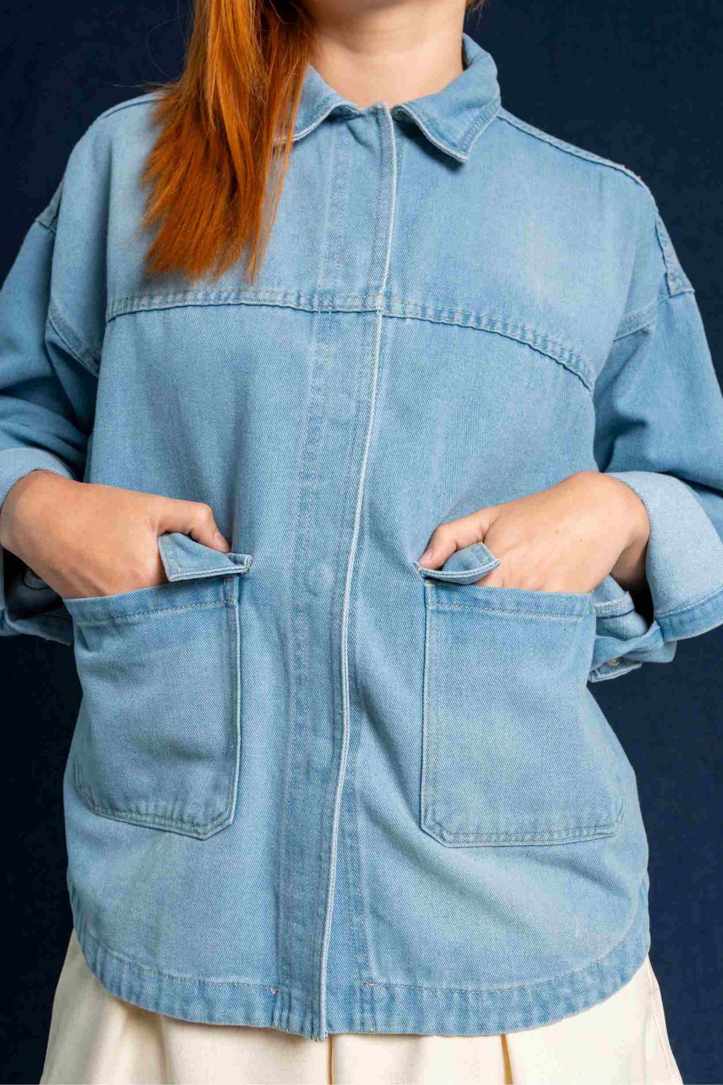 BH SOBRECAMISA DENIM ADARA