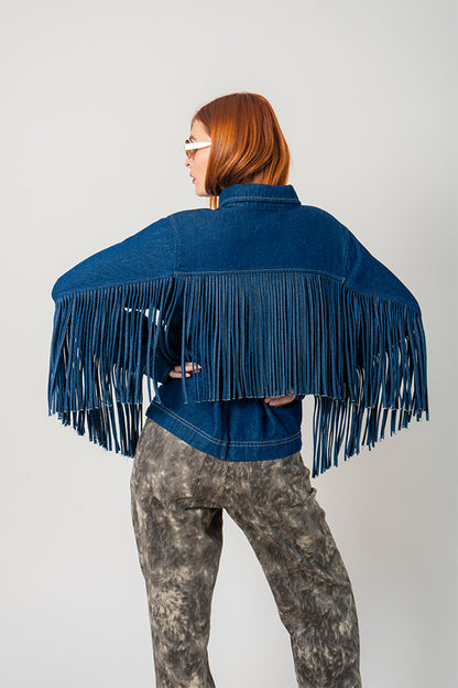 CHAQUETA FLECOS DENIM G-M 7959
